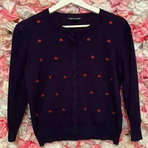 Cable & Gauge Watermelon Cardigan Sz M